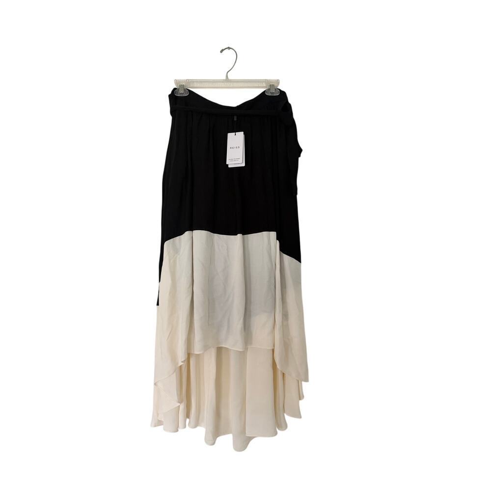 NWT Reiss Emma Colourblock Midi Skirt Size 10 - Picture 4 of 6